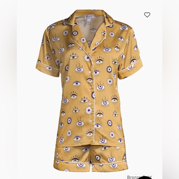 EUC Averie 2 piece Amara Evil Eye PJ Set - Picture 3 of 13